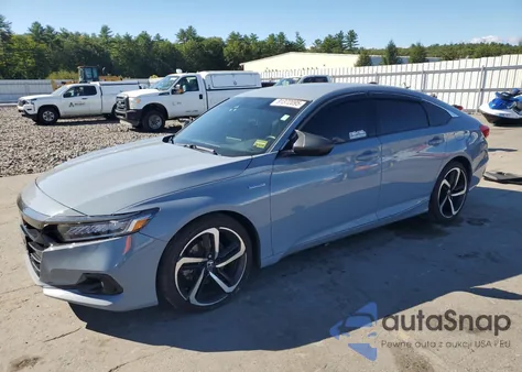 2022 Honda Accord Hybrid Sport from USA, damaged, VIN 1HGCV3F2XNA037925